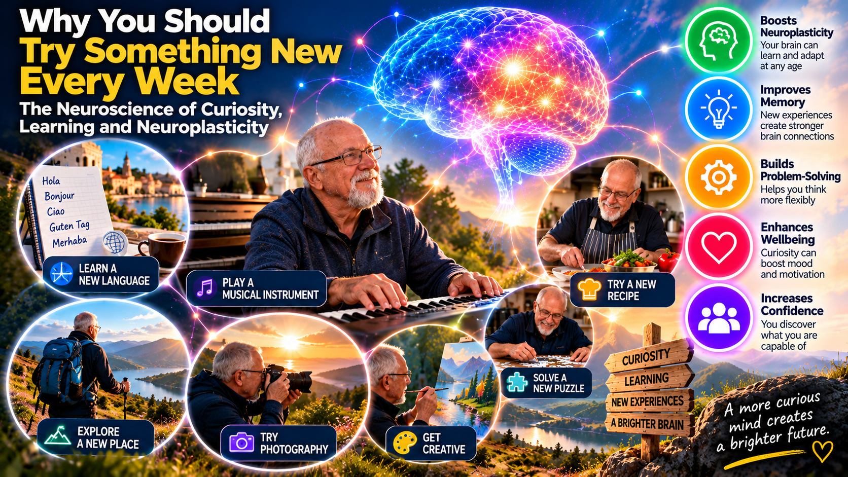 Curiosity Fuels a Brighter Brain