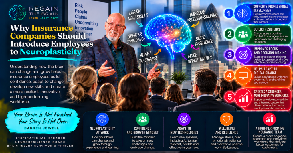 Insurance Meets Neuroplasticity in Action
