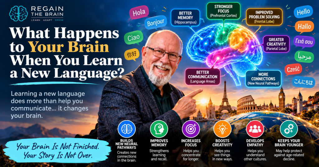 Language Learning Rewires Your Brain