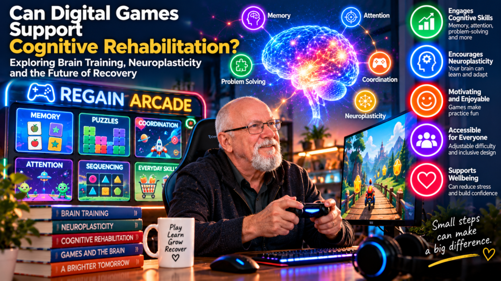 Neon Arcade for Brain Recovery
