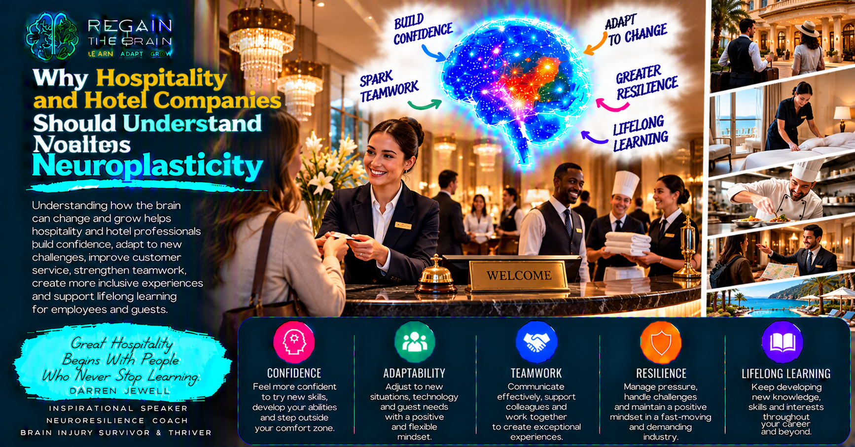 Regain the Brain Hospitality Neuroplasticity