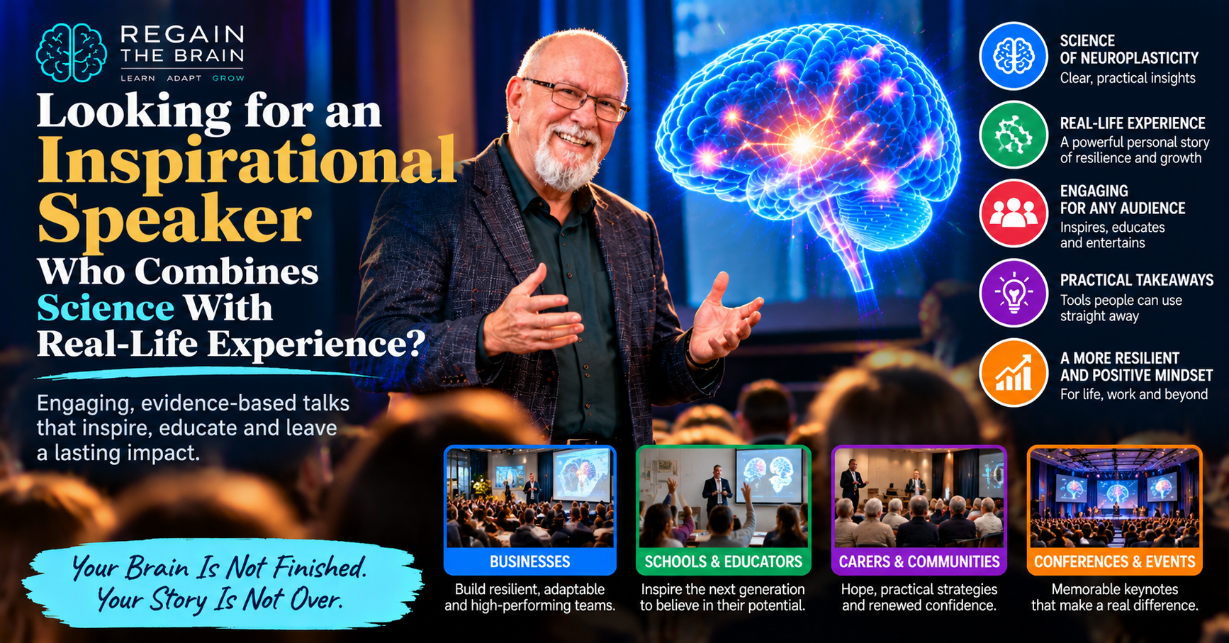 Darren Jewell Inspiring Neuroplasticity Speaker